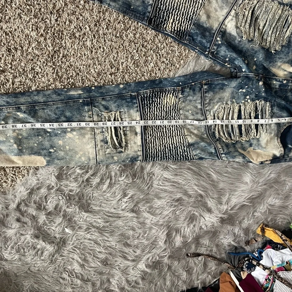 Y2K GS-115 Demin Distressed Grunge Jeans Men’s Size 42